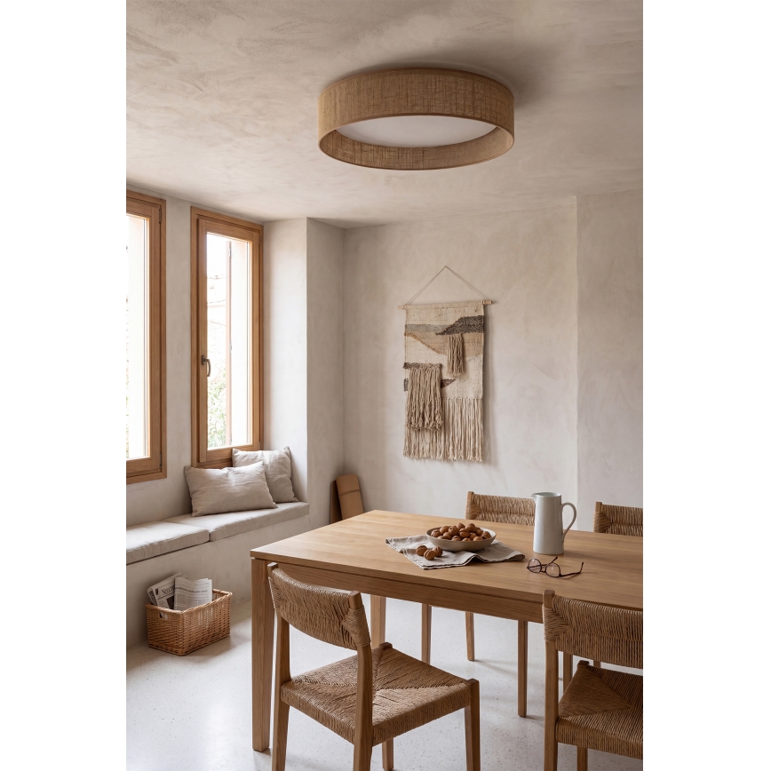 Brilagi - LED Stmívatelné stropní svítidlo VELVET SMARTIX STARS LED/24W/230V 3000-6000K pr. 45 cm béžová Wi-Fi Tuya Beacon + dálkové ovládání