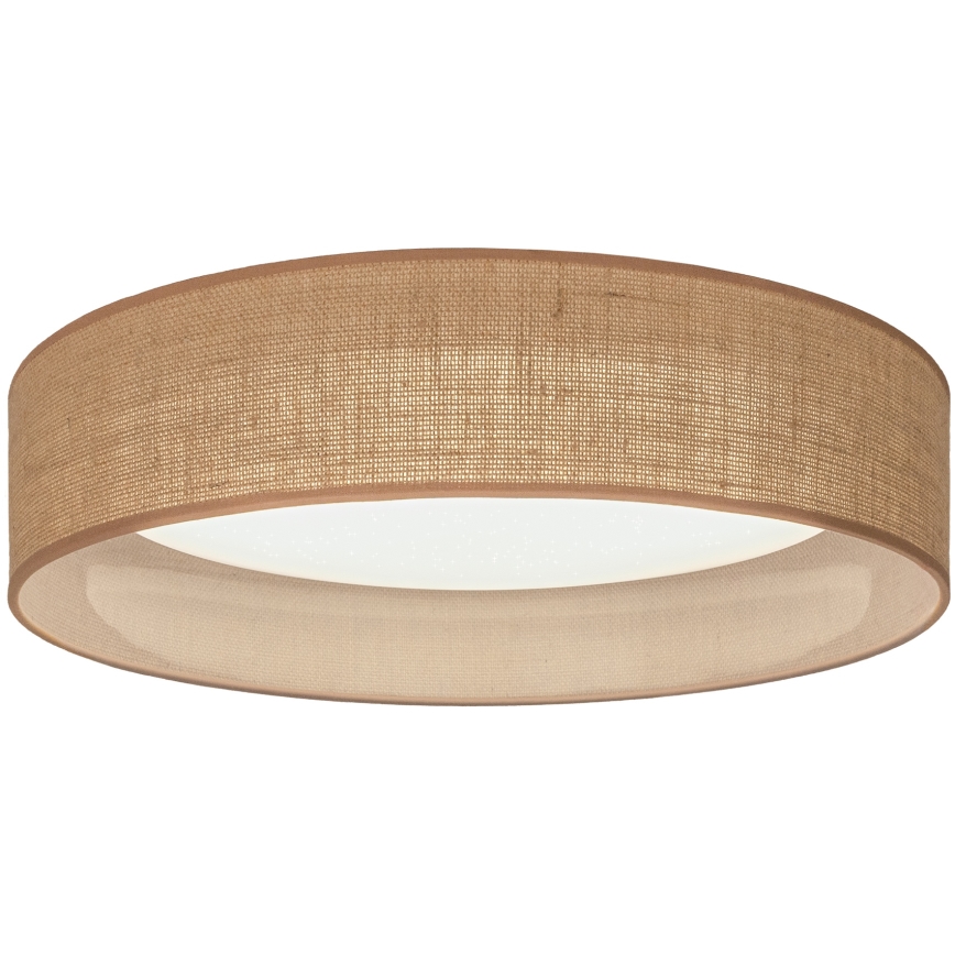 Brilagi - LED Stmívatelné stropní svítidlo VELVET SMARTIX STARS LED/24W/230V 3000-6000K pr. 45 cm béžová Wi-Fi Tuya Beacon + dálkové ovládání