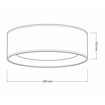 Brilagi - LED Stmívatelné stropní svítidlo VELVET SMARTIX STARS LED/24W/230V 3000-6000K pr. 45 cm béžová Wi-Fi Tuya Beacon + dálkové ovládání