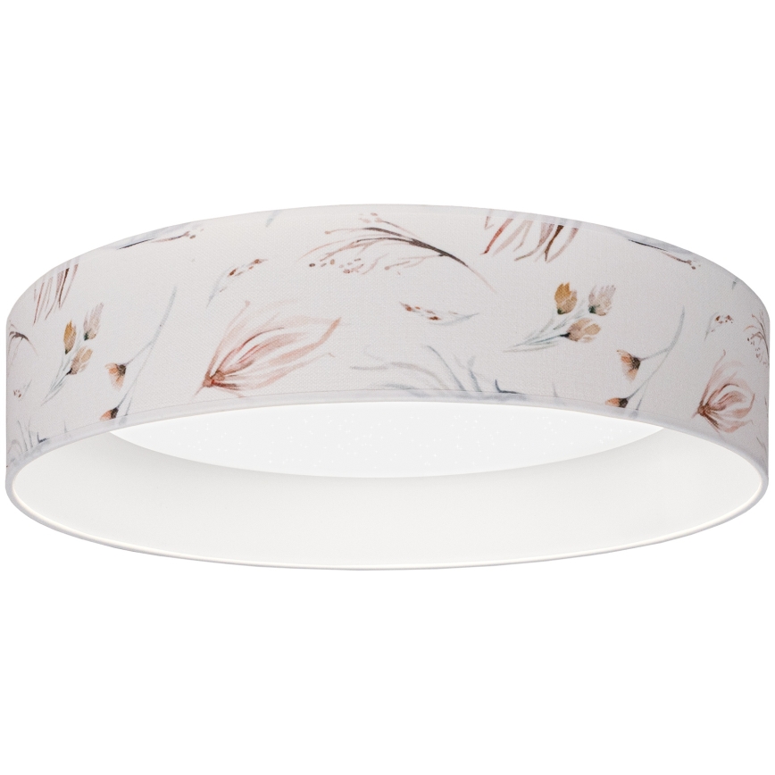 Brilagi - LED Stmívatelné stropní svítidlo VELVET SMARTIX STARS LED/24W/230V 3000-6000K pr. 45 cm bílá/květiny Wi-Fi Tuya Beacon + dálkové ovládání