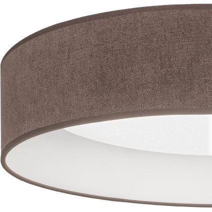 Brilagi - LED Stmívatelné stropní svítidlo VELVET SMARTIX STARS LED/24W/230V 3000-6000K pr. 45 cm hnědá Wi-Fi Tuya Beacon + dálkové ovládání