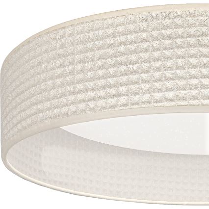 Brilagi - LED Stmívatelné stropní svítidlo VELVET SMARTIX STARS LED/24W/230V 3000-6000K pr. 45 cm krémová Wi-Fi Tuya Beacon + dálkové ovládání