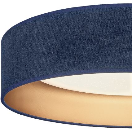 Brilagi - LED Stmívatelné stropní svítidlo VELVET SMARTIX STARS LED/24W/230V 3000-6000K pr. 45 cm modrá/zlatá Wi-Fi Tuya Beacon + dálkové ovládání