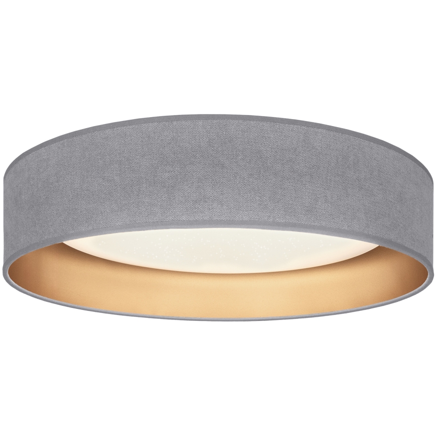 Brilagi - LED Stmívatelné stropní svítidlo VELVET SMARTIX STARS LED/24W/230V 3000-6000K pr. 45 cm šedá/zlatá Wi-Fi Tuya Beacon + dálkové ovládání