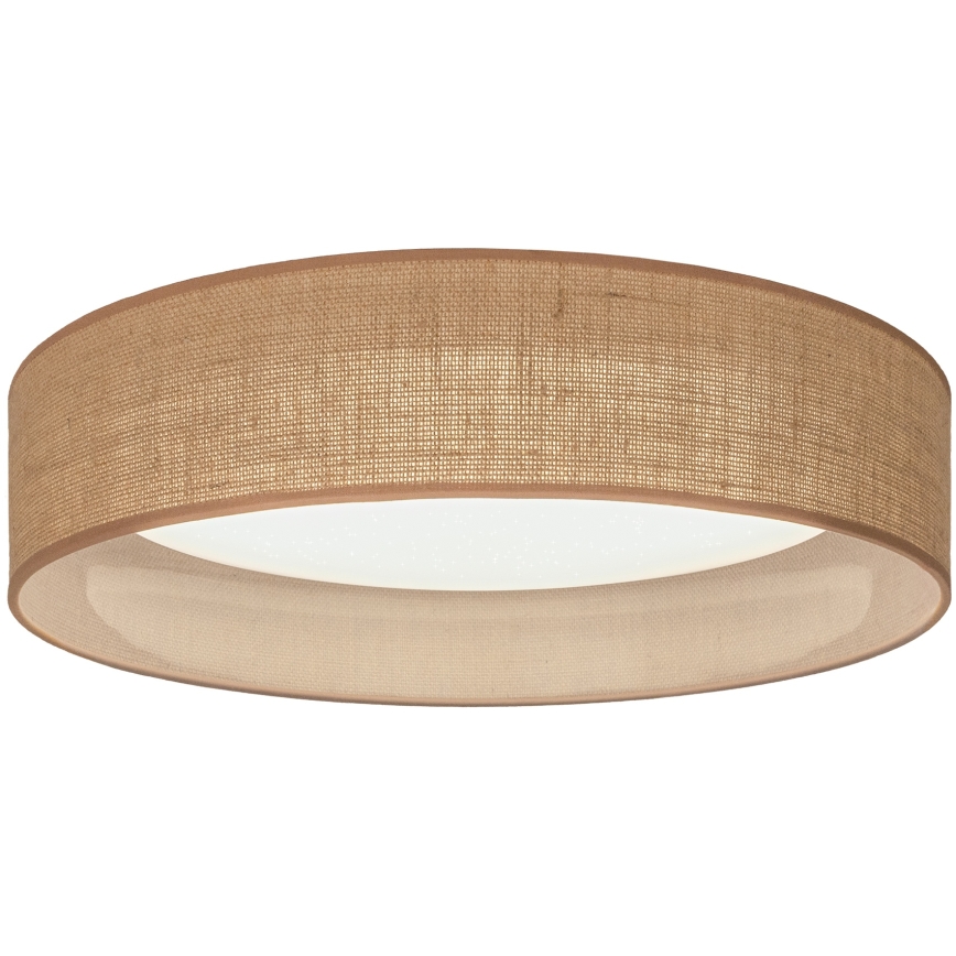 Brilagi - LED Stmívatelné stropní svítidlo VELVET SMARTIX STARS LED/36W/230V 3000-6000K pr. 55 cm béžová Wi-Fi Tuya Beacon + dálkové ovládání