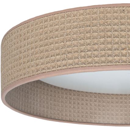 Brilagi - LED Stmívatelné stropní svítidlo VELVET SMARTIX STARS LED/36W/230V 3000-6000K pr. 55 cm béžová Wi-Fi Tuya Beacon + dálkové ovládání