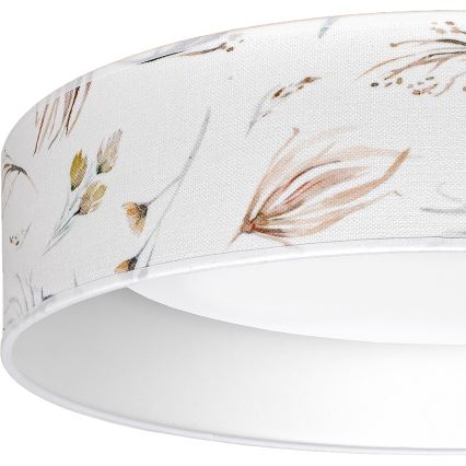 Brilagi - LED Stmívatelné stropní svítidlo VELVET SMARTIX STARS LED/36W/230V 3000-6000K pr. 55 cm bílá/květiny Wi-Fi Tuya Beacon + dálkové ovládání