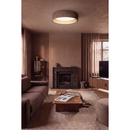 Brilagi - LED Stmívatelné stropní svítidlo VELVET SMARTIX STARS LED/36W/230V 3000-6000K pr. 55 cm hnědá/zlatá Wi-Fi Tuya Beacon + dálkové ovládání