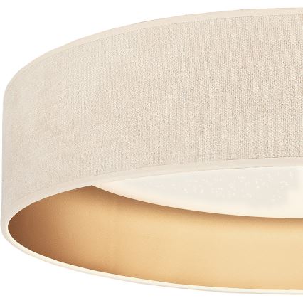 Brilagi - LED Stmívatelné stropní svítidlo VELVET SMARTIX STARS LED/36W/230V 3000-6000K pr. 55 cm krémová/zlatá Wi-Fi Tuya Beacon + dálkové ovládání