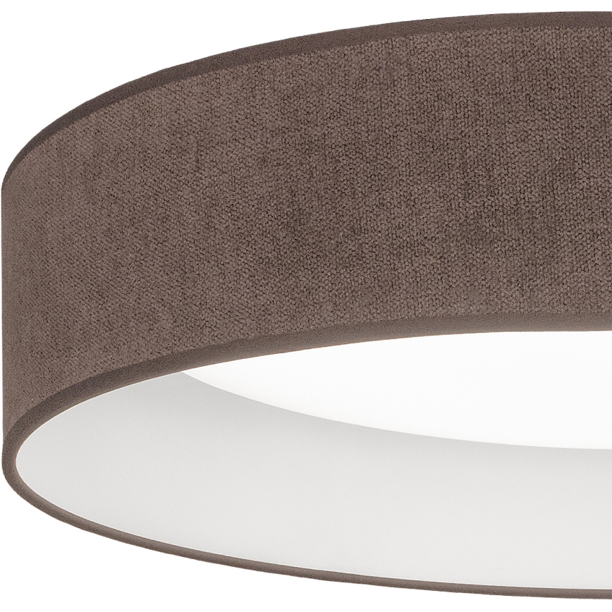 Brilagi - LED Stmívatelné stropní svítidlo VELVET SMARTIX LED/24W/230V 3000-6000K pr. 45 cm hnědá Wi-Fi Tuya Beacon + dálkové ovládání