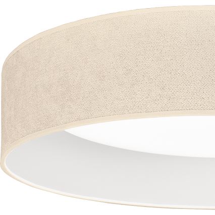 Brilagi - LED Stmívatelné stropní svítidlo VELVET SMARTIX LED/24W/230V 3000-6000K pr. 45 cm krémová Wi-Fi Tuya Beacon + dálkové ovládání
