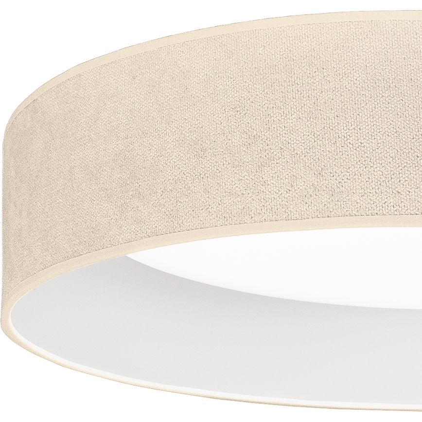 Brilagi - LED Stmívatelné stropní svítidlo VELVET SMARTIX LED/24W/230V 3000-6000K pr. 45 cm krémová Wi-Fi Tuya Beacon + dálkové ovládání