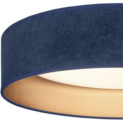 Brilagi - LED Stmívatelné stropní svítidlo VELVET SMARTIX LED/24W/230V 3000-6000K pr. 45 cm modrá/zlatá Wi-Fi Tuya Beacon + dálkové ovládání