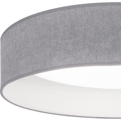 Brilagi - LED Stmívatelné stropní svítidlo VELVET SMARTIX LED/24W/230V 3000-6000K pr. 45 cm šedá Wi-Fi Tuya Beacon + dálkové ovládání