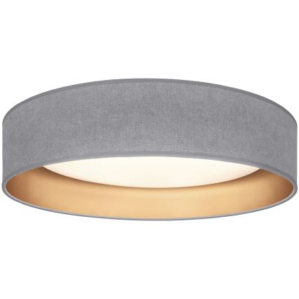 Brilagi - LED Stmívatelné stropní svítidlo VELVET SMARTIX LED/24W/230V 3000-6000K pr. 45 cm šedá/zlatá Wi-Fi Tuya Beacon + dálkové ovládání