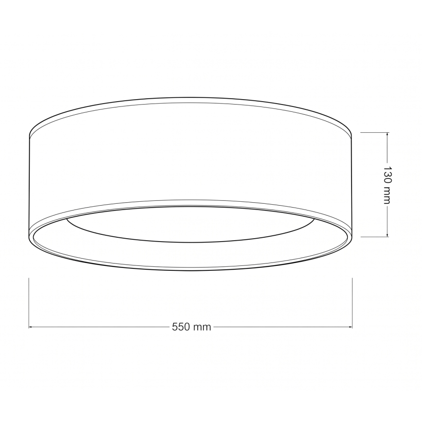 Brilagi - LED Stmívatelné stropní svítidlo VELVET SMARTIX LED/36W/230V 3000-6000K pr. 55 cm béžová Wi-Fi Tuya Beacon + dálkové ovládání