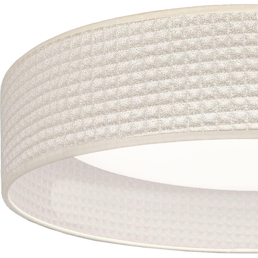 Brilagi - LED Stmívatelné stropní svítidlo VELVET SMARTIX LED/36W/230V 3000-6000K pr. 55 cm krémová Wi-Fi Tuya Beacon + dálkové ovládání
