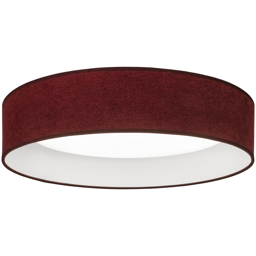 Brilagi - LED Stmívatelné stropní svítidlo VELVET SMARTIX LED/36W/230V 3000-6000K pr. 55 cm vínová Wi-Fi Tuya Beacon + dálkové ovládání