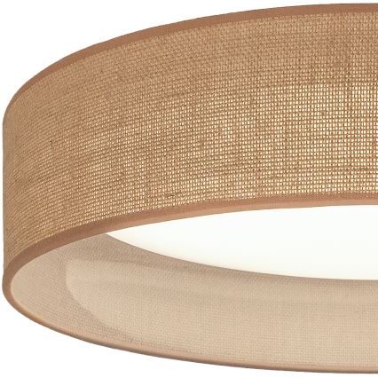 Brilagi - LED Stmívatelné stropní svítidlo VELVET SMART VARI LED/24W/230V 3000-6500K pr. 45 cm béžová + dálkové ovládání