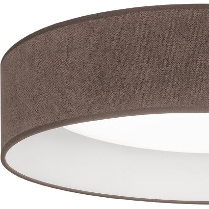 Brilagi - LED Stmívatelné stropní svítidlo VELVET SMART VARI LED/24W/230V 3000-6500K pr. 45 cm hnědá + dálkové ovládání