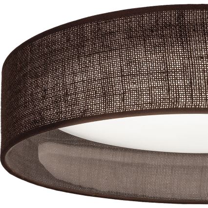 Brilagi - LED Stmívatelné stropní svítidlo VELVET SMART VARI LED/24W/230V 3000-6500K pr. 45 cm hnědá + dálkové ovládání