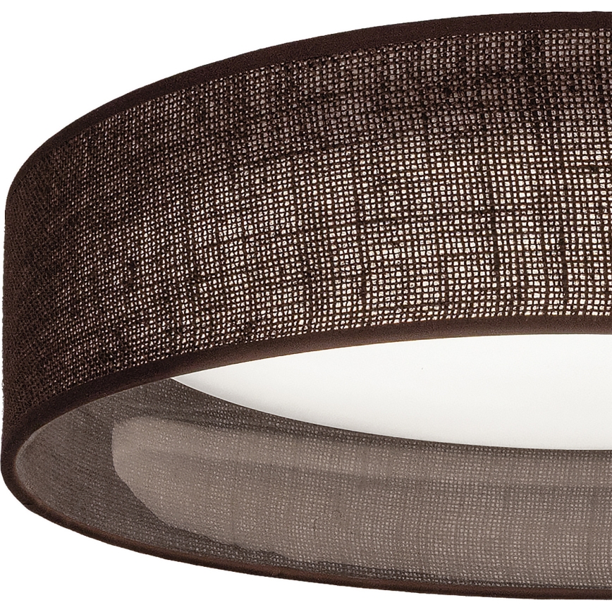 Brilagi - LED Stmívatelné stropní svítidlo VELVET SMART VARI LED/24W/230V 3000-6500K pr. 45 cm hnědá + dálkové ovládání