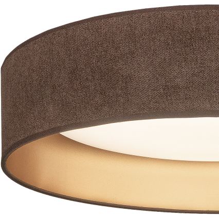 Brilagi - LED Stmívatelné stropní svítidlo VELVET SMART VARI LED/24W/230V 3000-6500K pr. 45 cm hnědá/zlatá + dálkové ovládání