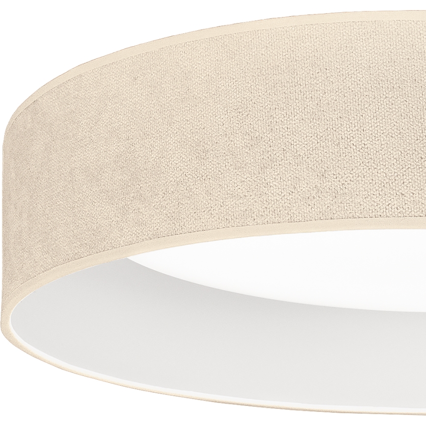 Brilagi - LED Stmívatelné stropní svítidlo VELVET SMART VARI LED/24W/230V 3000-6500K pr. 45 cm krémová + dálkové ovládání
