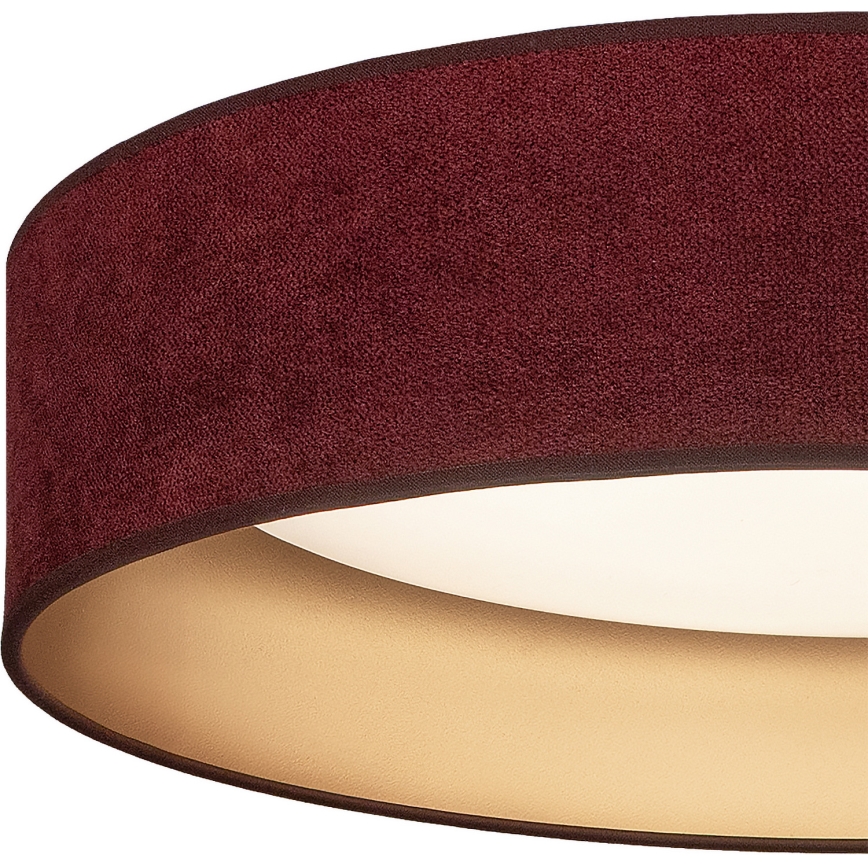 Brilagi - LED Stmívatelné stropní svítidlo VELVET SMART VARI LED/24W/230V 3000-6500K pr. 45 cm vínová/zlatá + dálkové ovládání