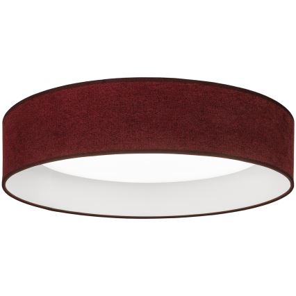 Brilagi - LED Stmívatelné stropní svítidlo VELVET SMART VARI LED/24W/230V 3000-6500K pr. 45 cm vínová + dálkové ovládání