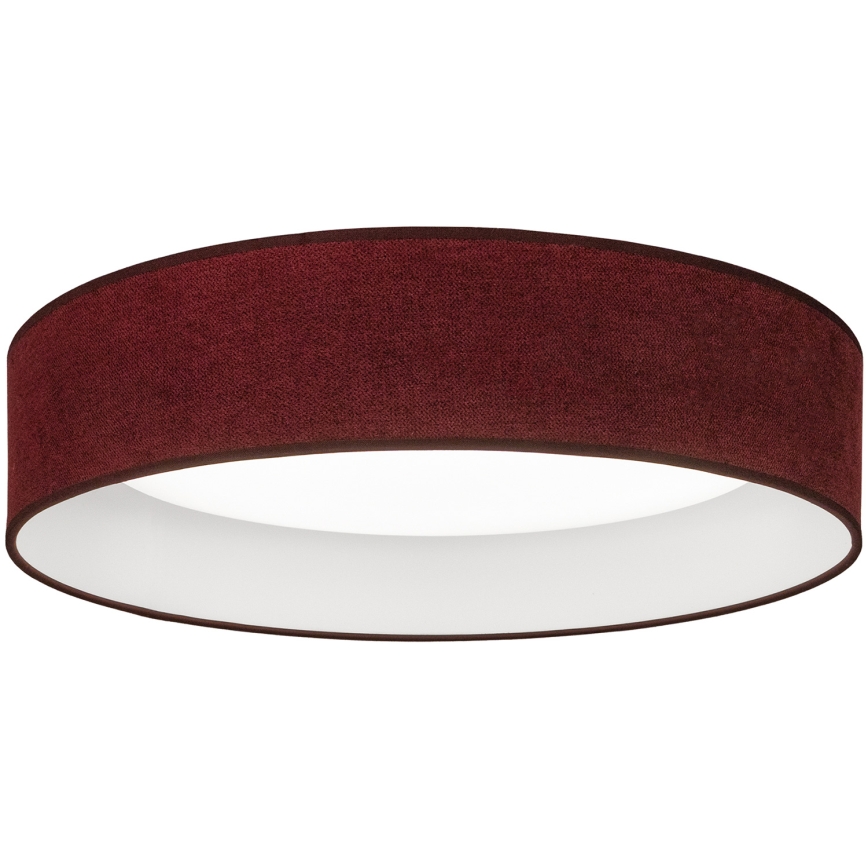 Brilagi - LED Stmívatelné stropní svítidlo VELVET SMART VARI LED/24W/230V 3000-6500K pr. 45 cm vínová + dálkové ovládání