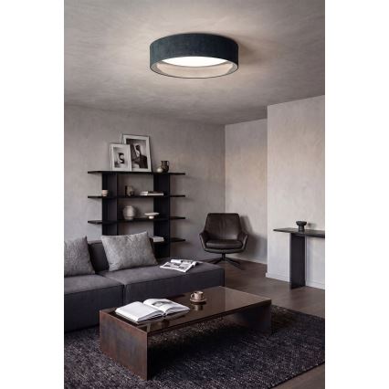 Brilagi - LED Stmívatelné stropní svítidlo VELVET SMART VARI LED/24W/230V 3000-6500K pr. 45 cm zelená + dálkové ovládání