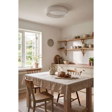 Brilagi - LED Stmívatelné stropní svítidlo VELVET SMART VARI LED/36W/230V 3000-6500K pr. 55 cm bílá + dálkové ovládání