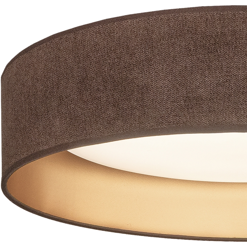 Brilagi - LED Stmívatelné stropní svítidlo VELVET SMART VARI LED/36W/230V 3000-6500K pr. 55 cm hnědá/zlatá + dálkové ovládání