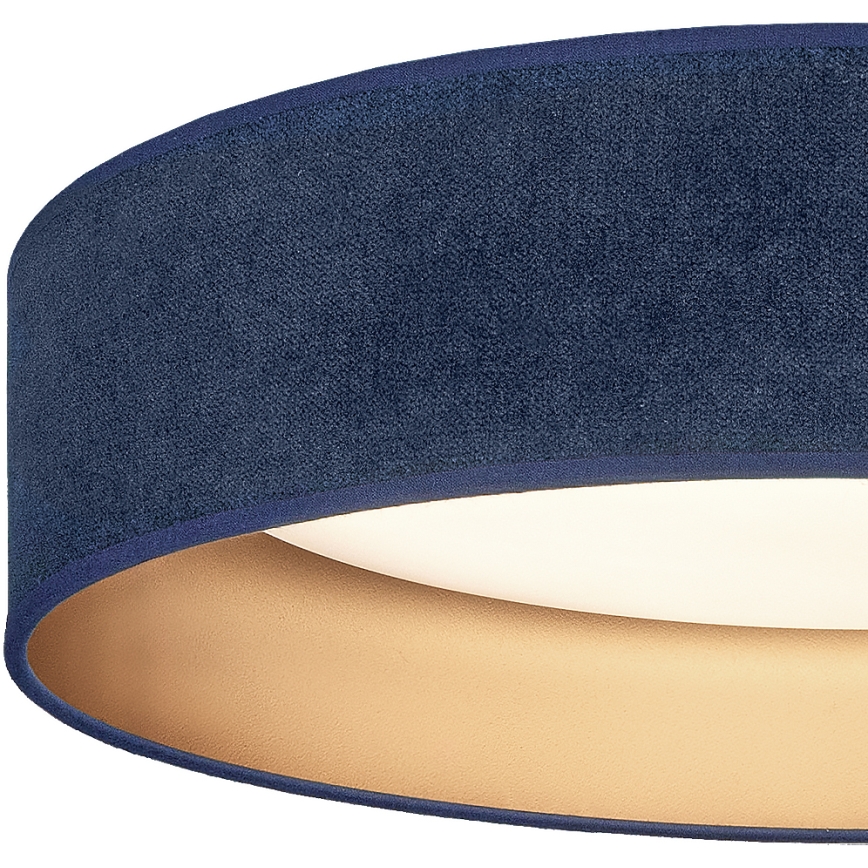 Brilagi - LED Stmívatelné stropní svítidlo VELVET SMART VARI LED/36W/230V 3000-6500K pr. 55 cm modrá/zlatá + dálkové ovládání