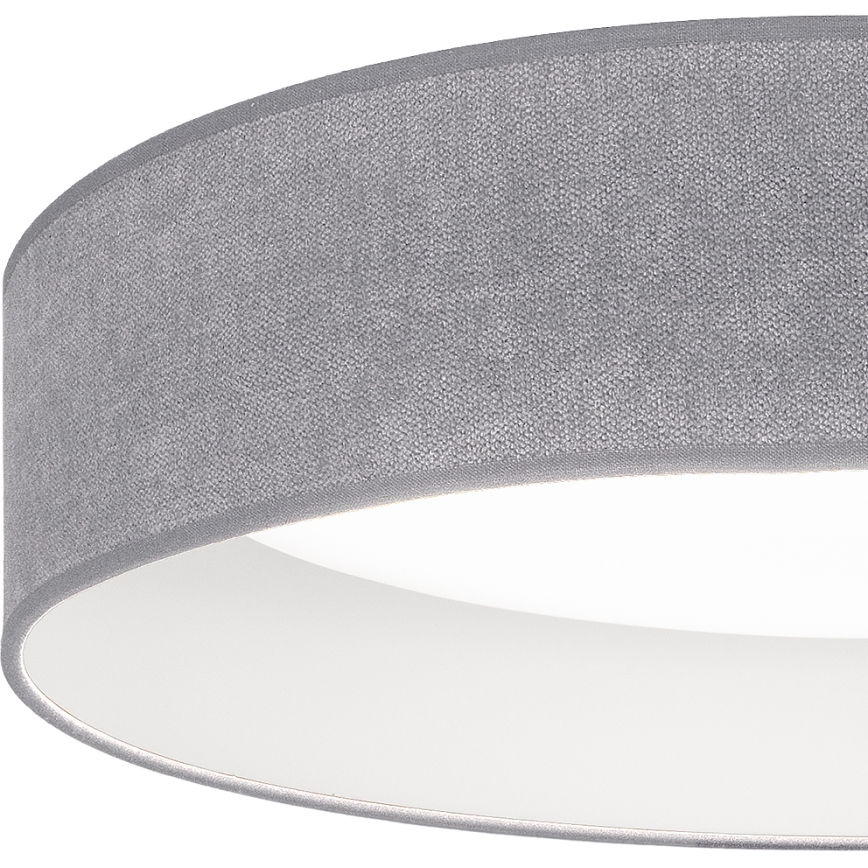 Brilagi - LED Stmívatelné stropní svítidlo VELVET SMART VARI LED/36W/230V 3000-6500K pr. 55 cm šedá + dálkové ovládání