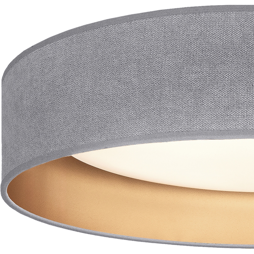 Brilagi - LED Stmívatelné stropní svítidlo VELVET SMART VARI LED/36W/230V 3000-6500K pr. 55 cm šedá/zlatá + dálkové ovládání