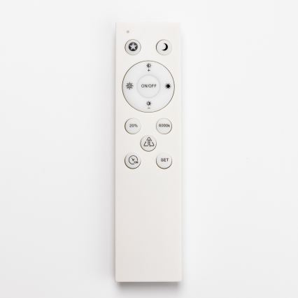 Brilagi - LED Stmívatelné stropní svítidlo VELVET TWIST LED/36W/230V 3000-6000K pr. 65 cm Wi-Fi Tuya Beacon bílá/zlatá + dálkové ovládání