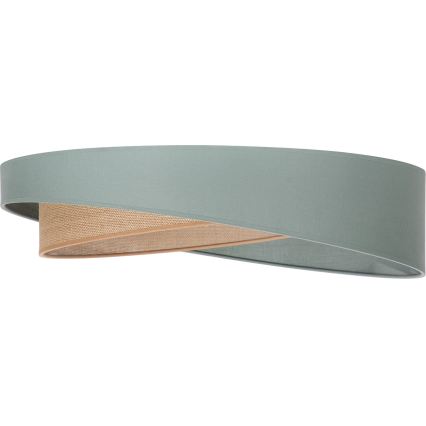 Brilagi - LED Stmívatelné stropní svítidlo VELVET TWIST LED/36W/230V 3000-6000K pr. 65 cm Wi-Fi Tuya Beacon zelená/béžová + dálkové ovládání