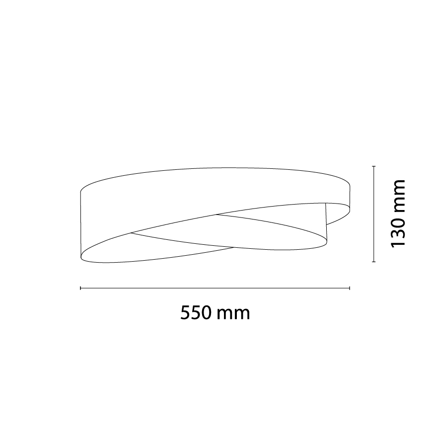 Brilagi - LED Stmívatelné stropní svítidlo VELVET TWIST LED/36W/230V 3000-6000K pr. 65 cm Wi-Fi Tuya Beacon zelená/bílá + dálkové ovládání