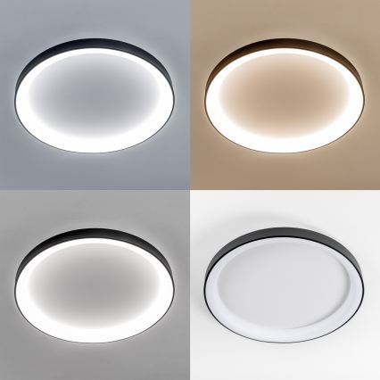 Brilagi - LED Stmívatelné stropní svítidlo FALCON II LED/108W/230V 3000-6500K pr. 80 cm černá + dálkové ovládání