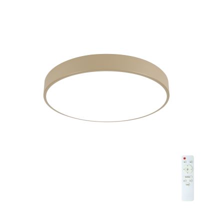 Brilagi - LED Stmívatelné stropní svítidlo POOL LED/48W/230V 3000-6000K pr. 40 cm béžová + dálkové ovládání