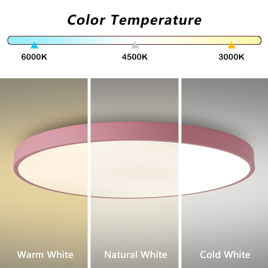 Brilagi - LED Stmívatelné svítidlo POOL SMART LED/100W/230V pr. 80 cm Wi-Fi Tuya + dálkové ovládání růžová