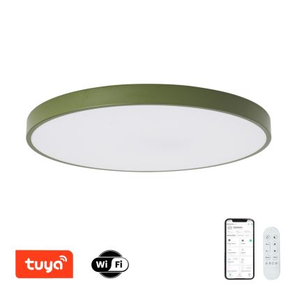 Brilagi - LED Stmívatelné svítidlo POOL SMART LED/100W/230V pr. 80 cm Wi-Fi Tuya + dálkové ovládání zelená