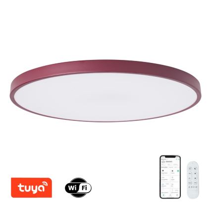 Brilagi - LED Stmívatelné svítidlo POOL SMART LED/128W/230V pr. 100 cm Wi-Fi Tuya + dálkové ovládání burgundy