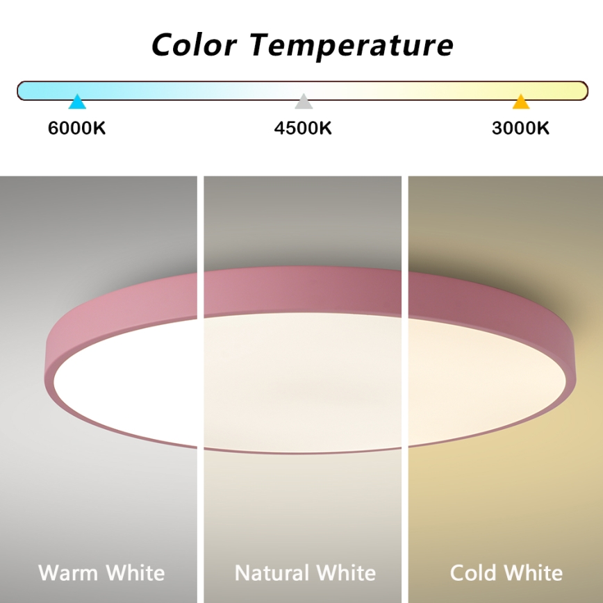 Brilagi - LED Stmívatelné svítidlo POOL SMART LED/128W/230V pr. 100 cm Wi-Fi Tuya + dálkové ovládání růžová