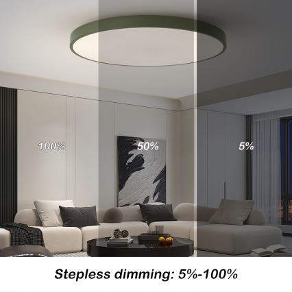 Brilagi - LED Stmívatelné svítidlo POOL SMART LED/128W/230V pr. 100 cm Wi-Fi Tuya + dálkové ovládání zelená