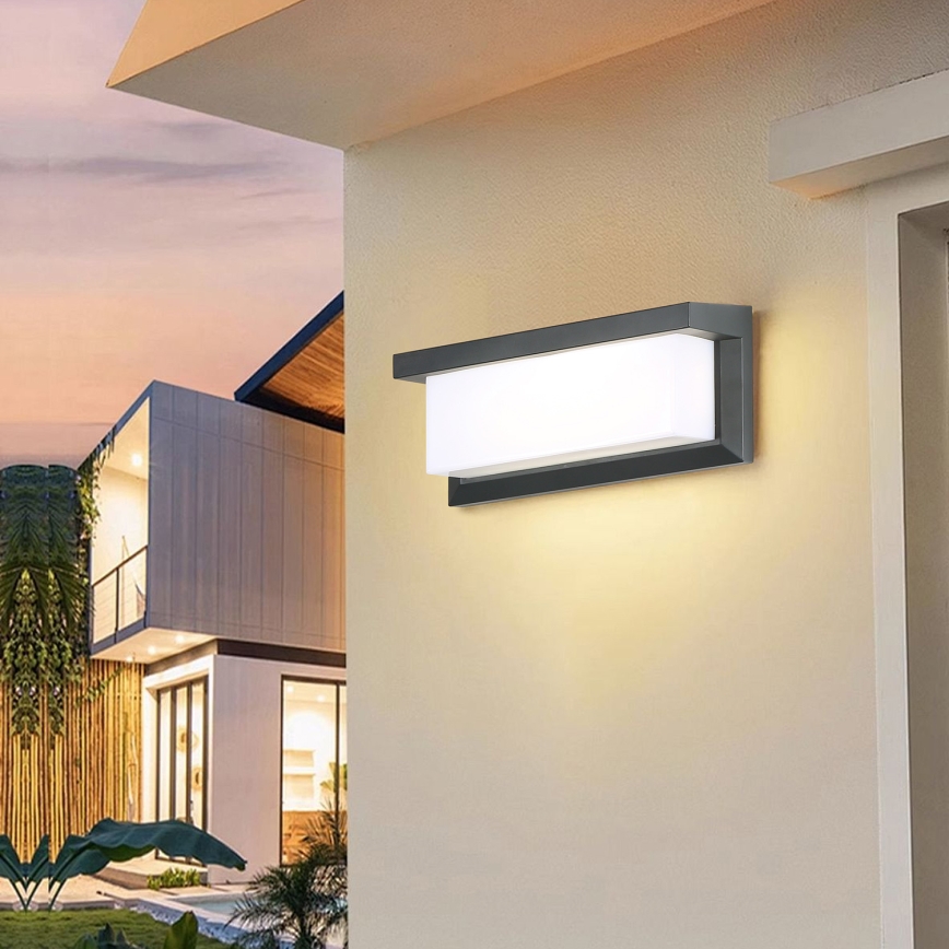 Brilagi - LED Stmívatelné venkovní nástěnné svítidlo BRICKY 1xE27/6W/230V 2700-6500K IP54 antracit