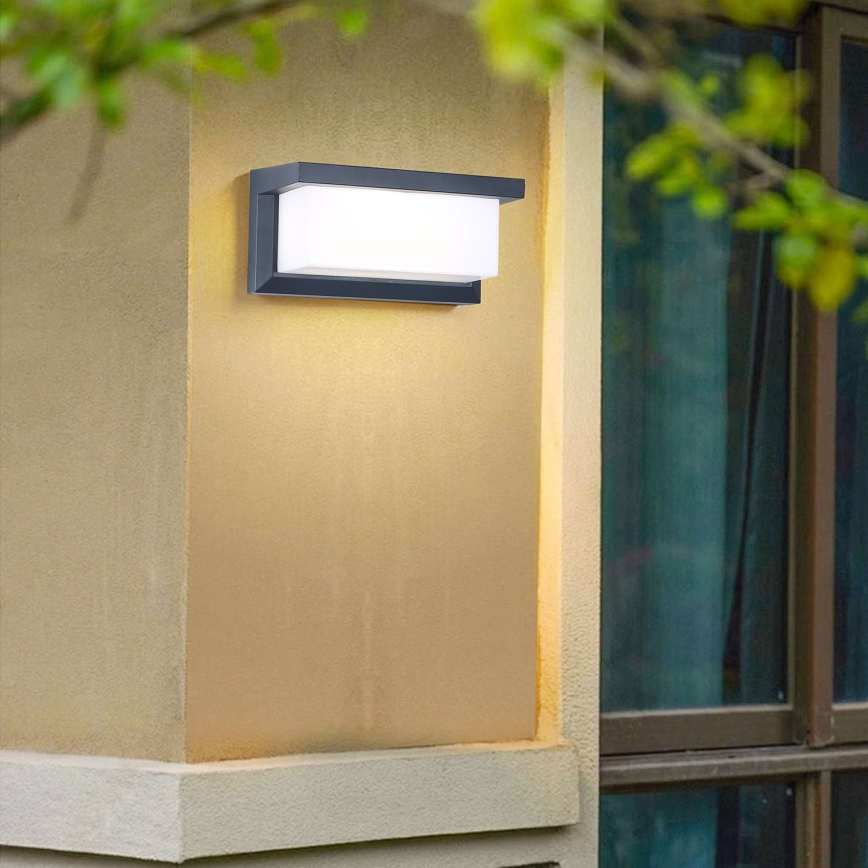 Brilagi - LED Stmívatelné venkovní nástěnné svítidlo BRICKY 1xE27/6W/230V 2700-6500K IP54 antracit