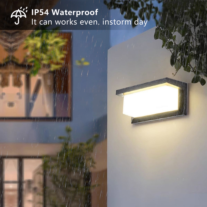 Brilagi - LED Stmívatelné venkovní nástěnné svítidlo BRICKY 1xE27/6W/230V 2700-6500K IP54 antracit